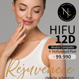 HIFU 12D Rostro completo + Hollywood Peel