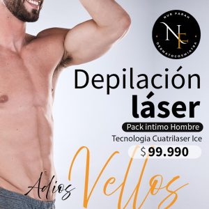 Depilación Laser (Pack íntimo hombre) Tecnología cuatrilaser Ice